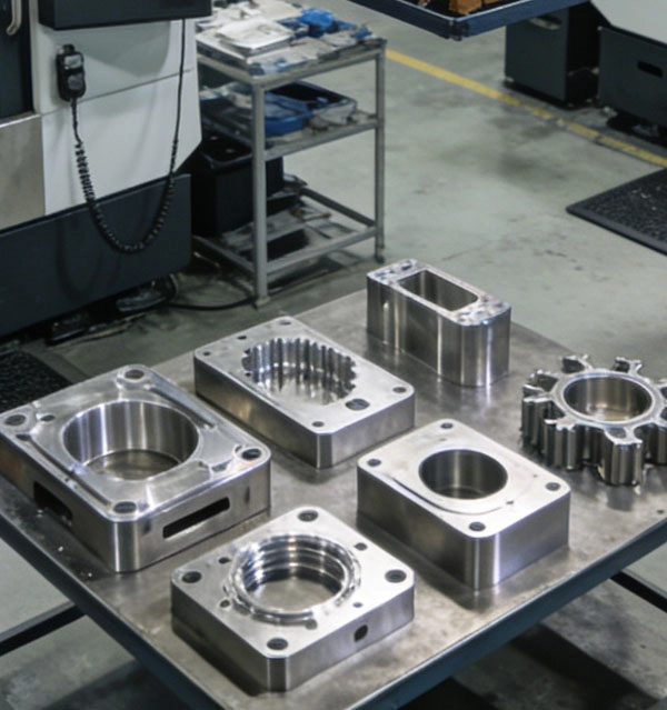 Machinable motorcycle parts